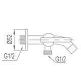 NTL Two Way Tap 2028-C (4280)<br>*Contact us for best price - Domaco