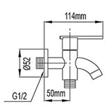 NTL Two Way Tap 2030B-C or 2030W-C (Black or White) (3580)<br>*Contact us for best price - Domaco