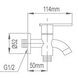 NTL Two Way Tap 2030-C (3780)<br>*Contact us for best price - Domaco