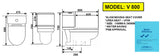 Premium-Economy Class Toilet Bowl & Basin Package - Domaco