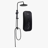 Rubine RWH-3388 in Matt Black White or Full Black Edition Instant Water Heater With DC Water Booster Pump & Rain Shower domaco.com.sg