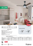Rubine Econ DC Ceiling Fan domaco.com.sg