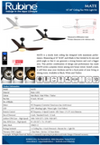 Rubine Mate DC Ceiling Fan domaco.com.sg