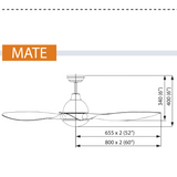 Rubine Mate DC Ceiling Fan domaco.com.sg