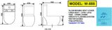 Business Class Toilet Bowl & Stainless Steel Basin Cabinet Package - Domaco
