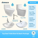 Top Deal Toilet Bowl & Basin Package