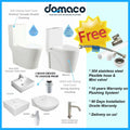 Value Plus Toilet Bowl & Basin Package - Domaco