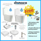 Value Plus Toilet Bowl & Basin Package - Domaco
