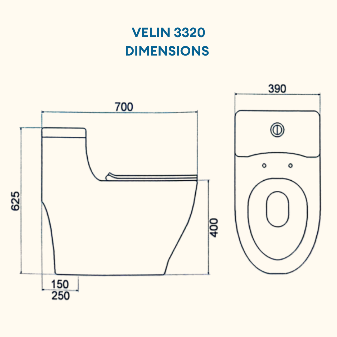 Special Promotion 1-Piece Package Toilet Bowl and Basin