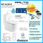 Aalto AL8010 Geberit Toilet Bowl Rimless Double Vortex Flushing Design
