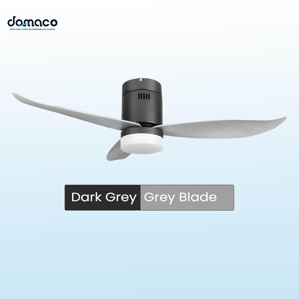 3 blades ceiling fan with DC motors, LED lights & remote
