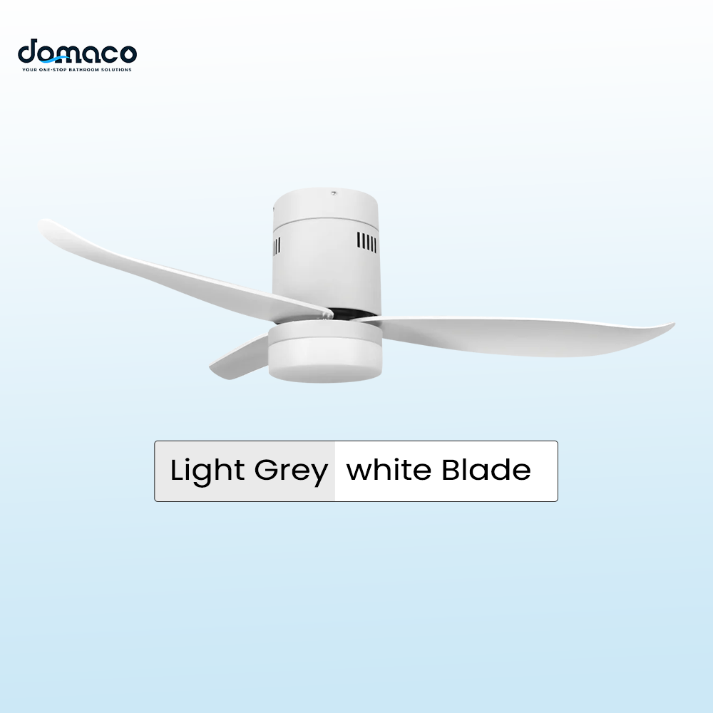 3 blades ceiling fan with DC motors, LED lights & remote