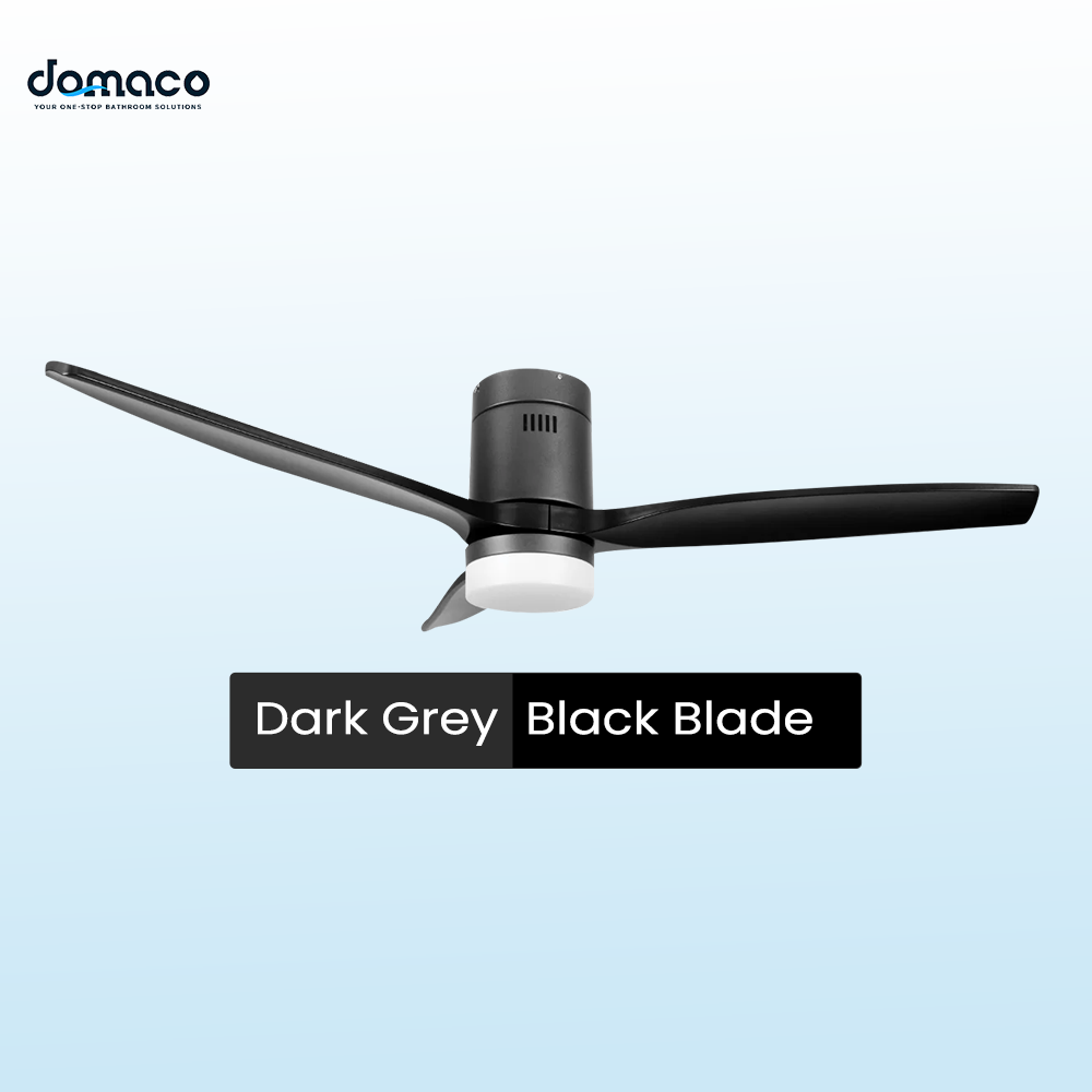 3 blades ceiling fan with DC motors, LED lights & remote