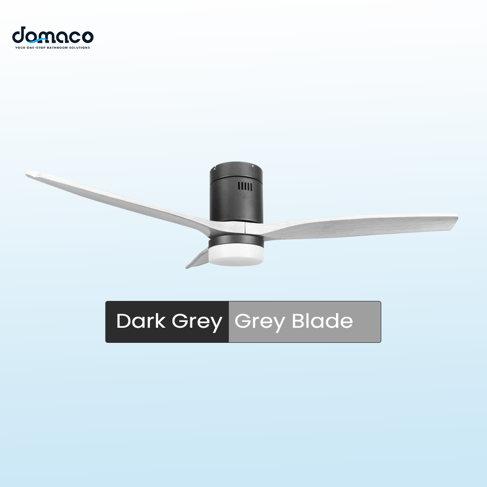 3 blades ceiling fan with DC motors, LED lights & remote