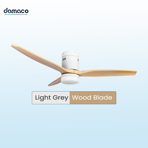 3 blades ceiling fan with DC motors, LED lights & remote