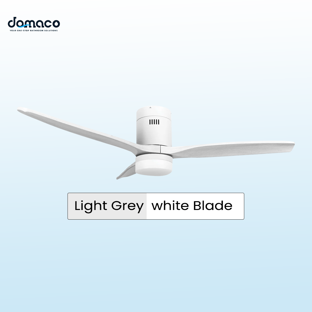 3 blades ceiling fan with DC motors, LED lights & remote
