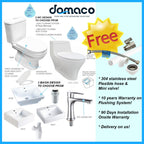 Premium Package Toilet Bowl and Basin - Domaco