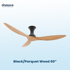 D.R.A.F 46"/52"/60" DC Ceiling Fan Less Shadow Rim Smart LED Upgrade