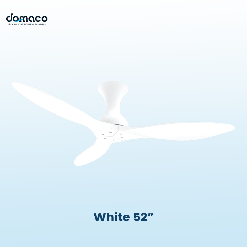 D.R.A.F 46"/52"/60" DC Ceiling Fan Less Shadow Rim Smart LED Upgrade