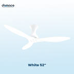 D.R.A.F 46"/52"/60" DC Ceiling Fan Less Shadow Rim Smart LED Upgrade