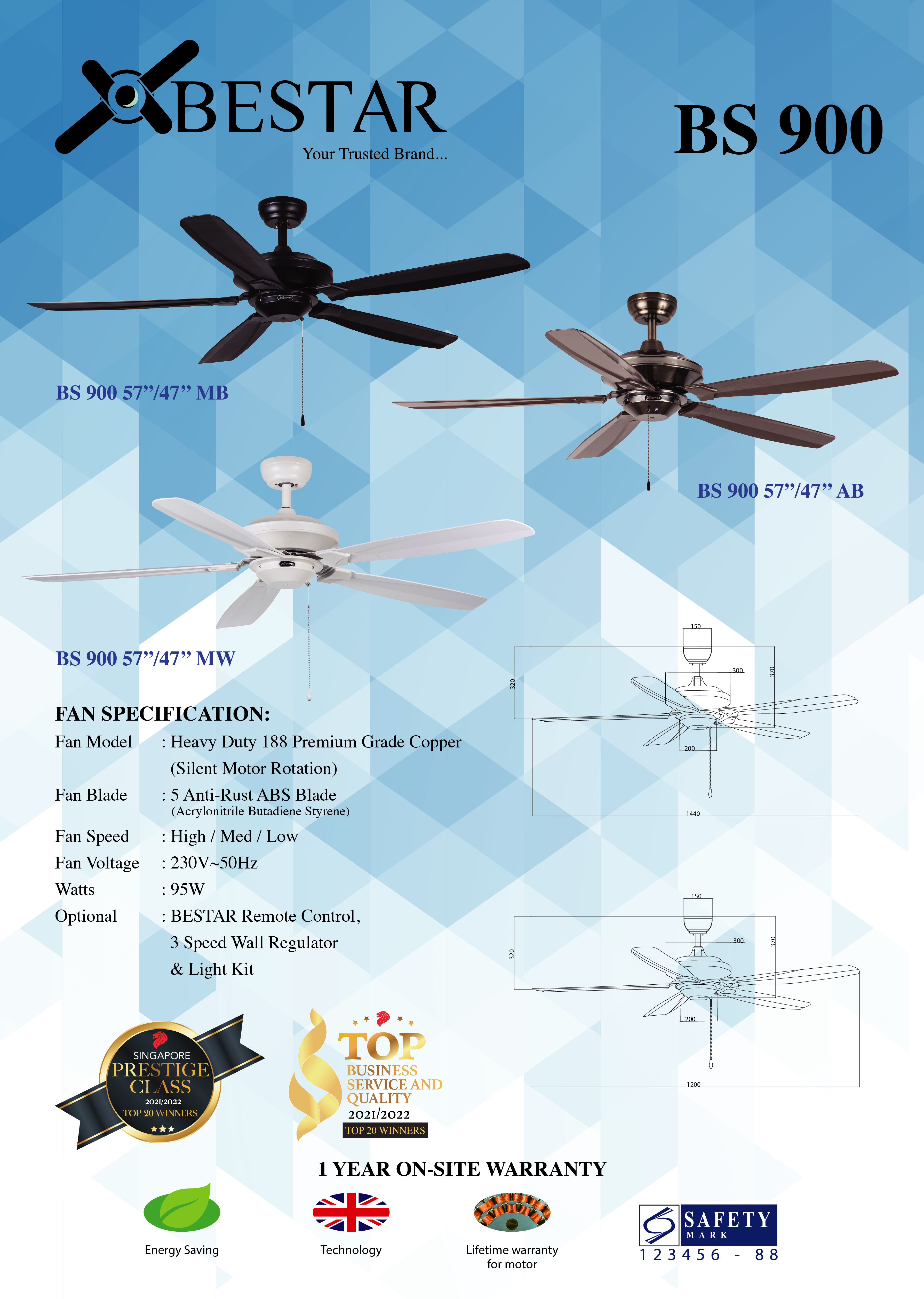 Bestar BS900 domaco.com.sg