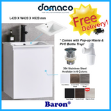 Baron A106 Basin Cabinet Set (304 Stainless Steel) (26800) <br>*Contact us for best price - Domaco