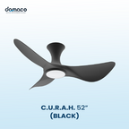 B.U.R.A.H 43" / C.U.R.A.H 52" DC Ceiling Fan + SAMSUNG 23W LED DIM TRI WAY MEMORY FUNCTION (SMART)