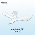 B.U.R.A.H 43" / C.U.R.A.H 52" DC Ceiling Fan + SAMSUNG 23W LED DIM TRI WAY MEMORY FUNCTION (SMART)