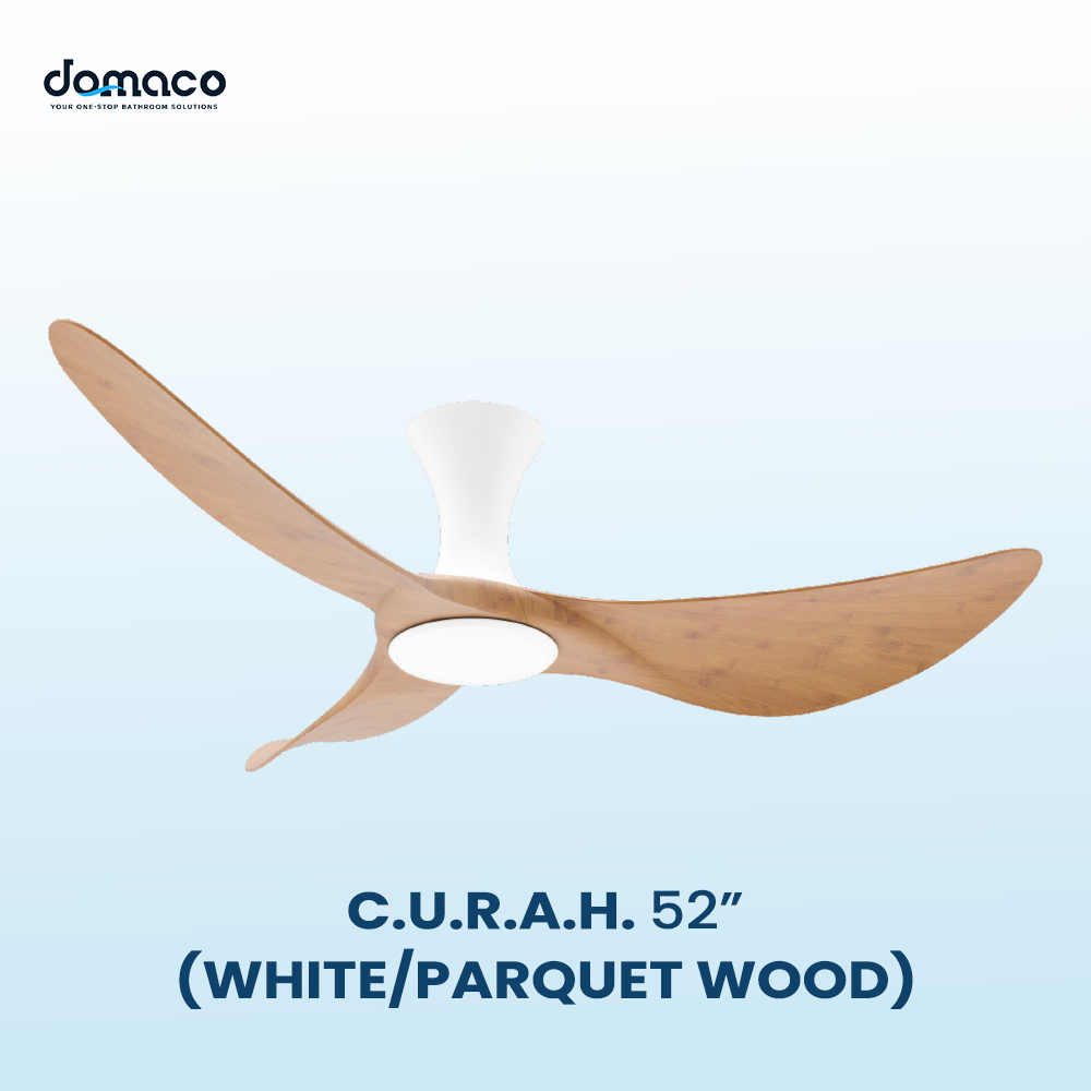 B.U.R.A.H 43" / C.U.R.A.H 52" DC Ceiling Fan + SAMSUNG 23W LED DIM TRI WAY MEMORY FUNCTION (SMART)