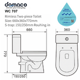 Budget Toilet Bowl & Basin Package domao.com.sg