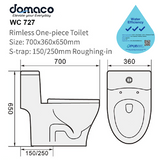 Economy Class Toilet Bowl & Basin Package domaco.com.sg