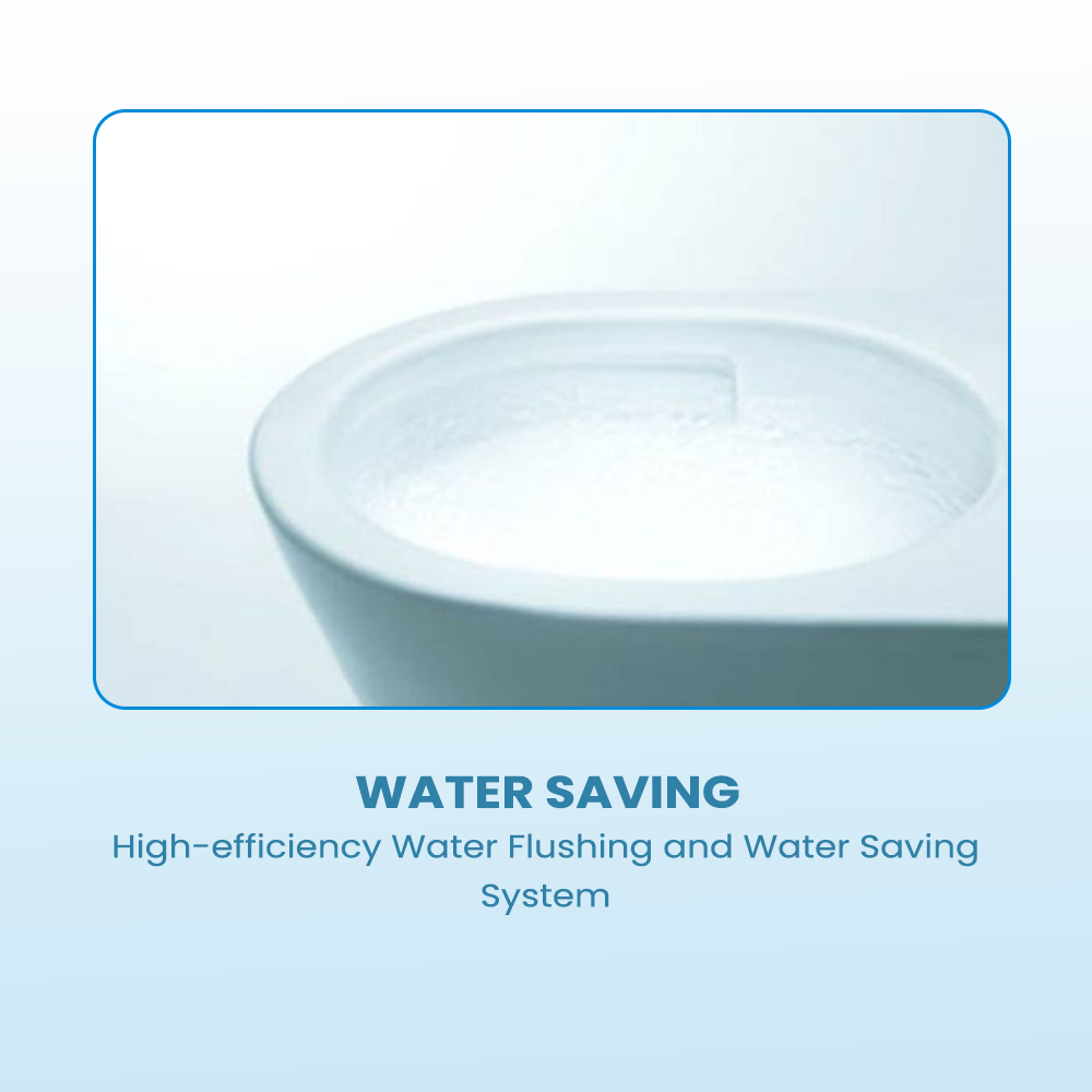 Domaco 1055 Rimless Turbo Tornado One-Piece Toilet w Soft Closing seat cover