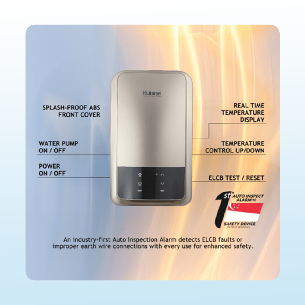 Rubine EcoTouch ET-123 Instant Water Heater