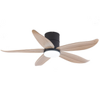 Fanco Rito 5 Hugger Ceiling Fan with 24W 3 Tone LED Light Kit and Remote Control (Optional: Wifi Module) domaco.com.sg