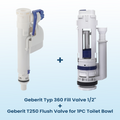 Geberit Typ 360, 250 & 202 Flushing System Fittings
