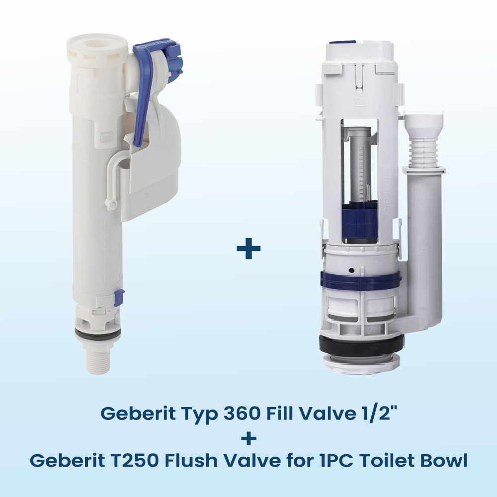 Geberit Typ 360, 250 & 202 Flushing System Fittings