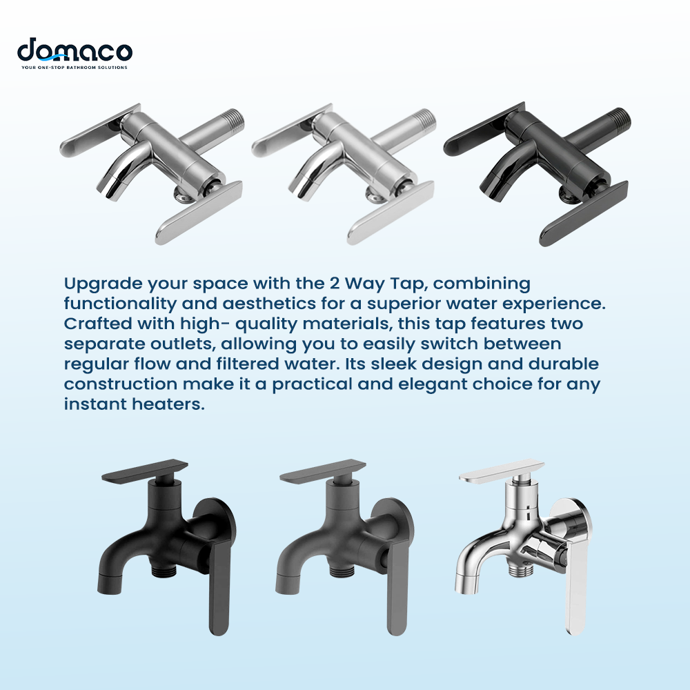 PUB approved branded Two-way Tap with local warranty.