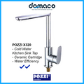 Pozzi X320 Chrome Kitchen Sink Tap domaco.com.sg