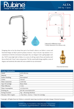 Rubine Alta K91344 Kitchen Tap domaco.com.sg