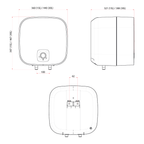 Rubine Atlantic RA in Black or White and 15L or 30L Storage Heater domaco.com.sg