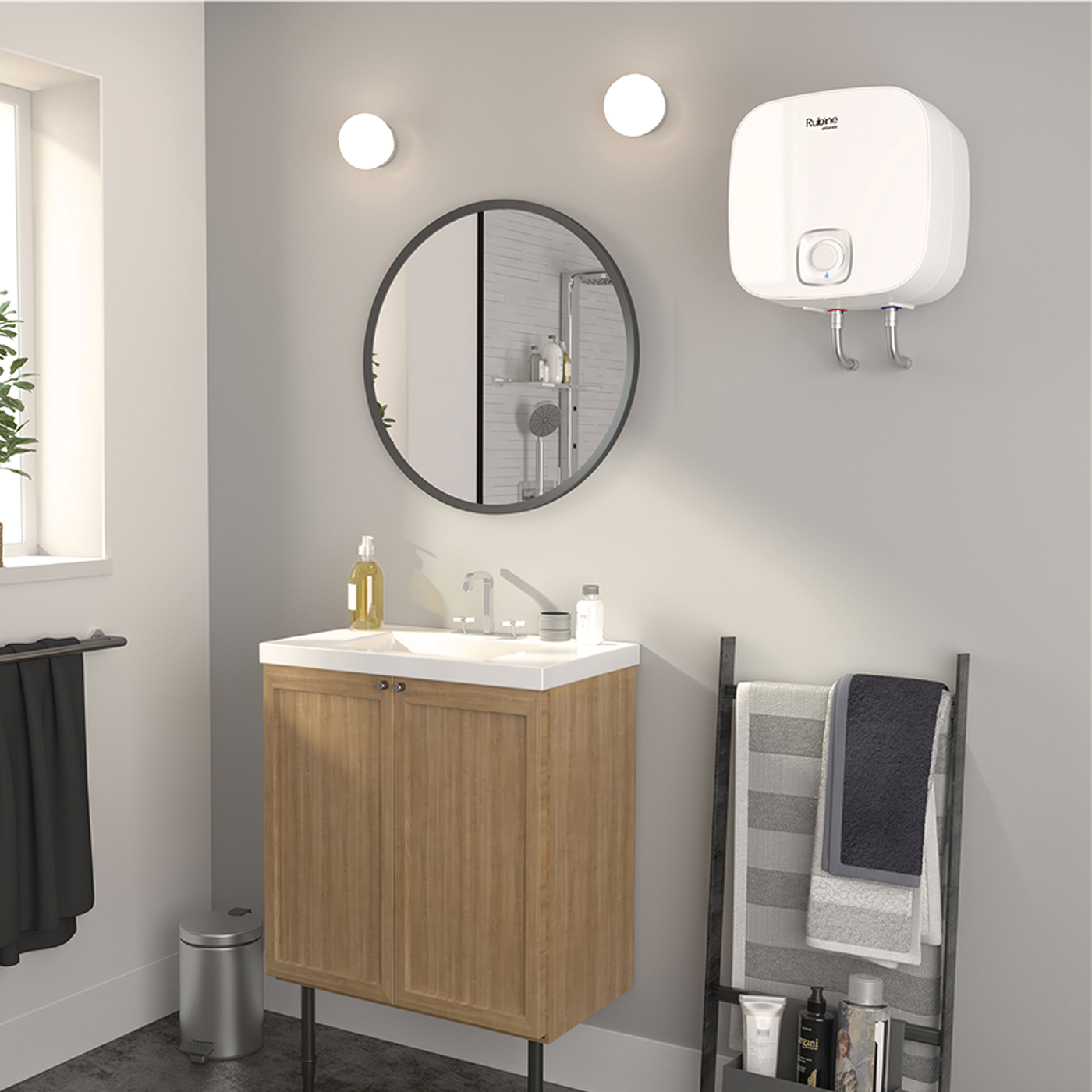 Rubine Atlantic RA in Black or White and 15L or 30L Storage Heater domaco.com.sg