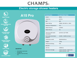 Champs A15 Pro Storage Heater domaco.com.sg