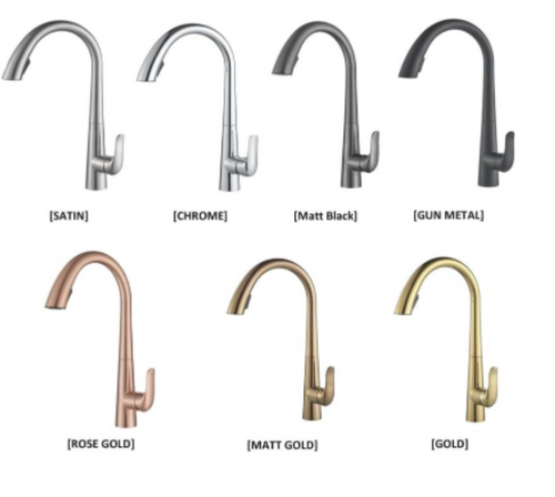 Arino Matt Black Stainless Steel Pull Out Dual Spray Kitchen Sink Hot and Cold Mixer Tap T-8005SS-3-MB domaco.com.sg