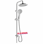 ADL Round Rain Shower With Hand Held Shower Set in Chrome SA-8866 and Matt Black SA-8866BB