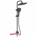 ADL Square Rain Shower With Hand Held Shower Set in Chrome SA-8877 and Matt Black SA-8877BB