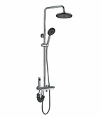 Arino T-5228A-3 Rain Shower Mixer with Hand Held Shower and Bidet Spray Set (Chrome, Matt Black, Gun Metal  & Rose Gold)