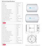 707 Kensington Storage Heater 35L domaco.com.sg