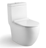 Magnum 938S Rimless Turbo Whirling Flushing 1-Piece Toilet Bowl