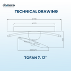 TRISTAR Modern Design DC Motor Series Tofan 3 / Tofan 7