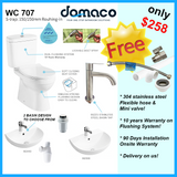 Value-Plus Toilet Bowl & Basin Package domaco.com.sg  